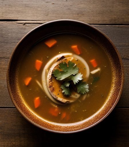 Grilled Chicken Soup recipe image