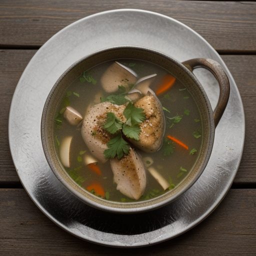 Grilled Chicken Soup recipe image
