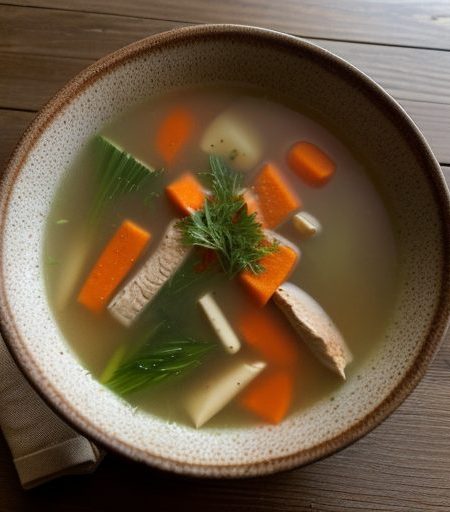 Grilled Chicken Soup recipe image