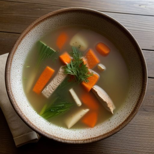 Grilled Chicken Soup recipe image