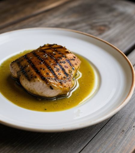Grilled Chicken With Honey, Lime and Garlic G recipe image