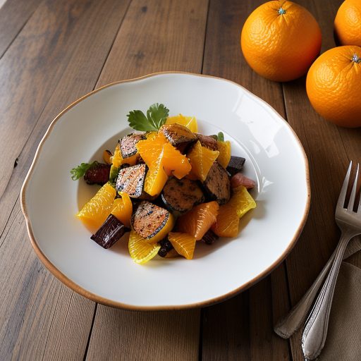 Grilled Chorizo Jicama & Orange Salad recipe image
