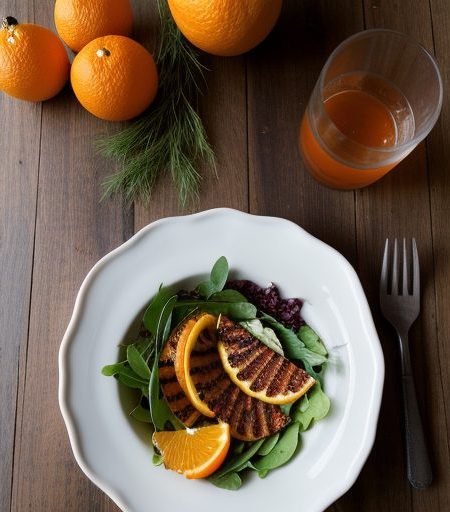Grilled Chorizo~ Jicama & Orange Salad recipe image