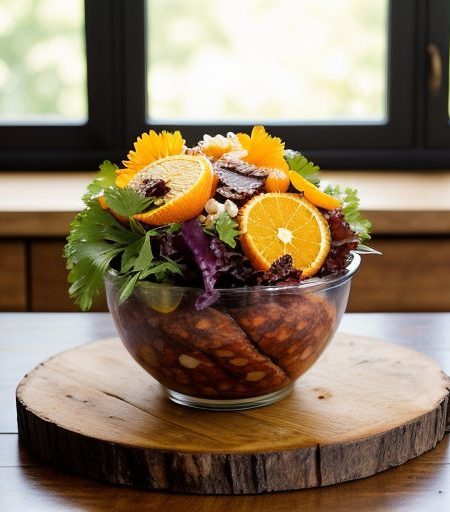 Grilled Chorizo, Jicama and Orange Salad recipe image