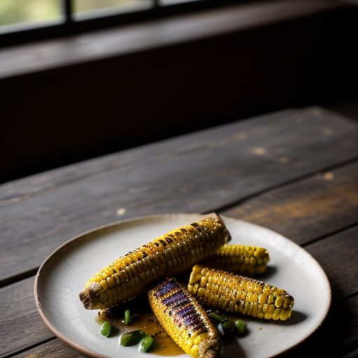 Grilled Corn Niblets With Lime Butter and Cracked Black P recipe image