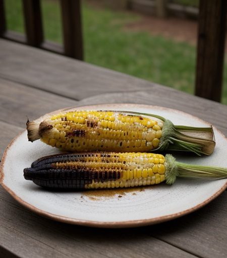 Grilled Corn With Chiles recipe image