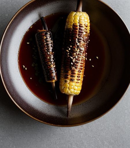 Grilled Corn With Soy Sauce recipe image