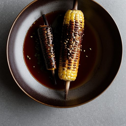 Grilled Corn With Soy Sauce recipe image