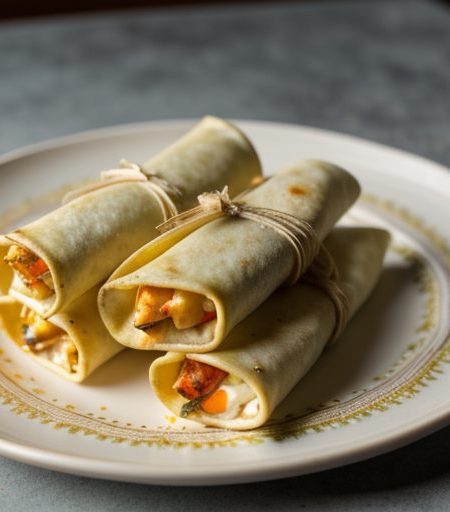 Grilled Crabmeat Flautas recipe image
