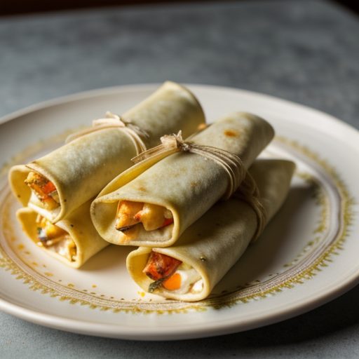 Grilled Crabmeat Flautas recipe image