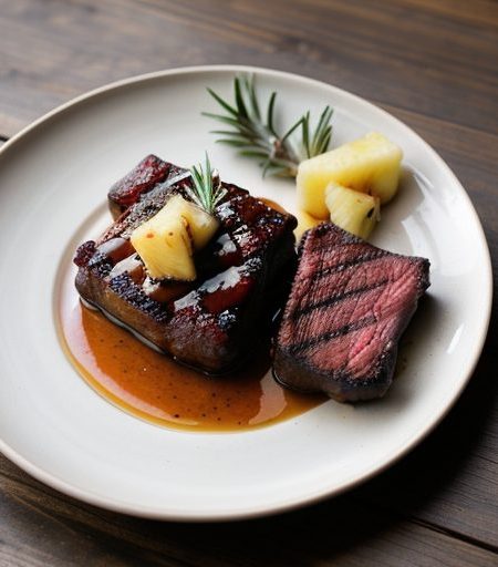Grilled Cranberry & Pineapple Short Ribs recipe image