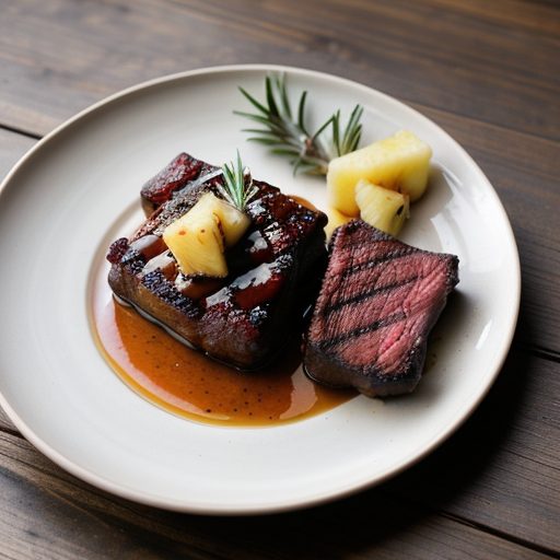 Grilled Cranberry & Pineapple Short Ribs recipe image
