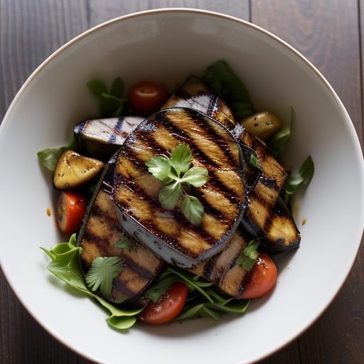 Grilled Eggplant Salad - Wolfgang Puck, Spago recipe image