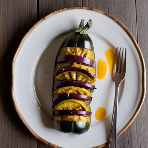 Grilled Eggplant~ Tomato~ Zucchini & Squash S recipe image