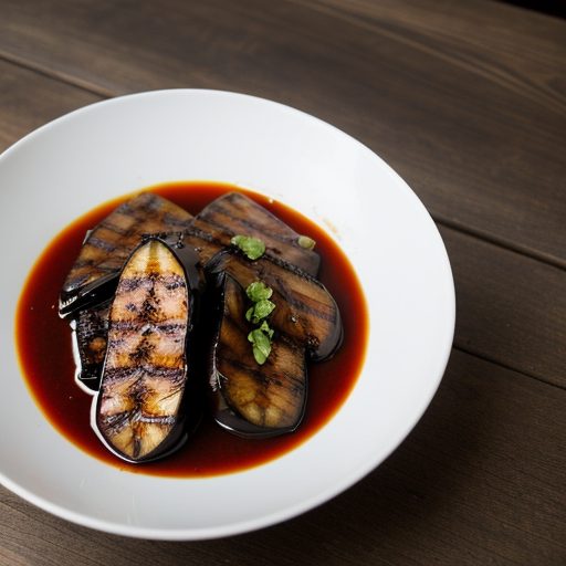 Grilled Eggplant With Hoisin Sauce recipe image