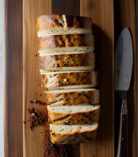 Grilled Fish Bread recipe image