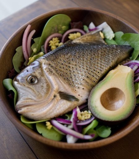 Grilled Fish Salad recipe image