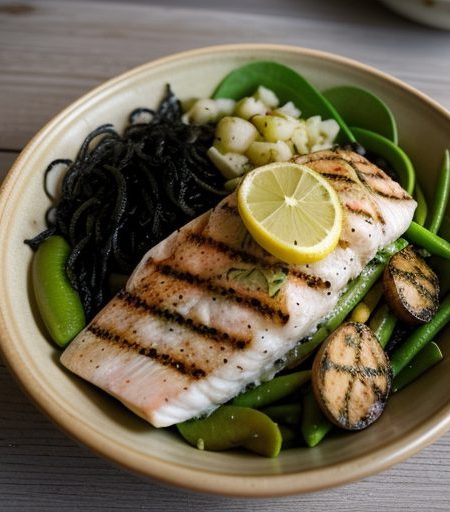 Grilled Fish Salad recipe image