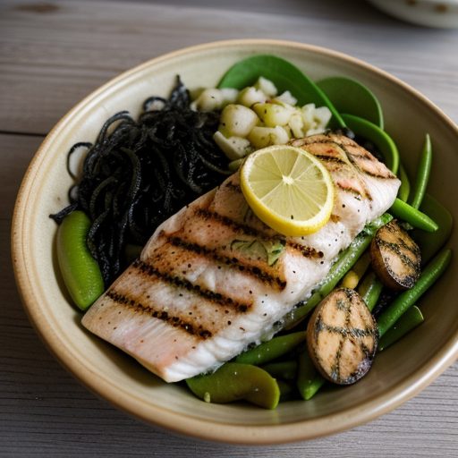 Grilled Fish Salad recipe image
