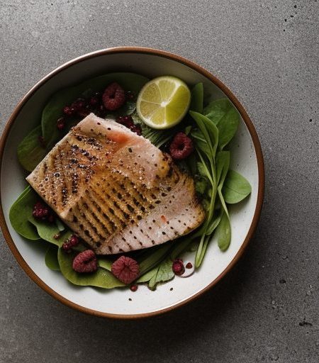 Grilled Fish Salad recipe image