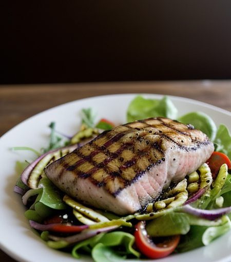 Grilled Fish Salad recipe image