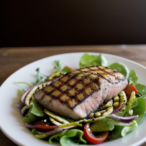 Grilled Fish Salad recipe image