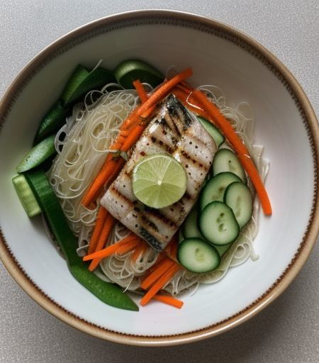 Grilled Fish Salad recipe image