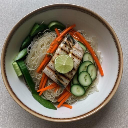 Grilled Fish Salad recipe image