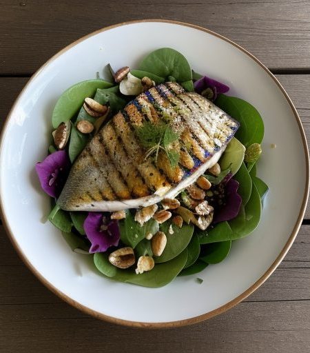 Grilled Fish Salad recipe image