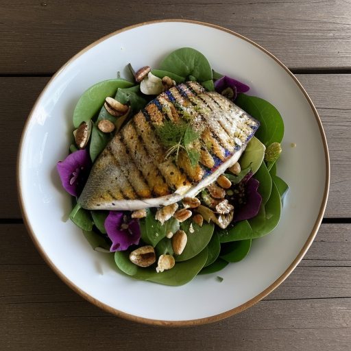 Grilled Fish Salad recipe image