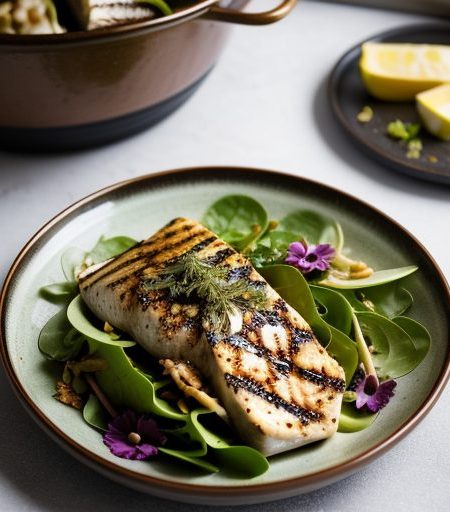 Grilled Fish Salad recipe image