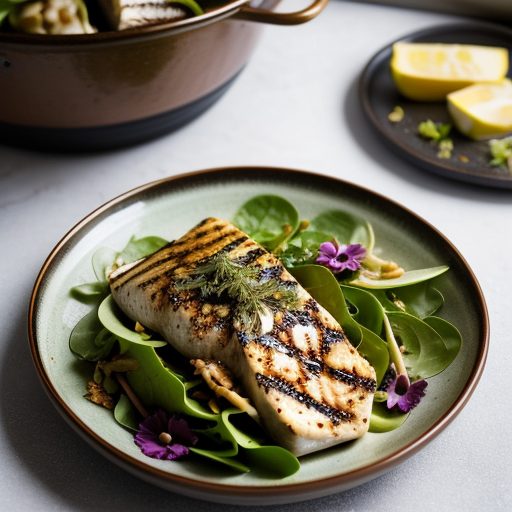 Grilled Fish Salad recipe image