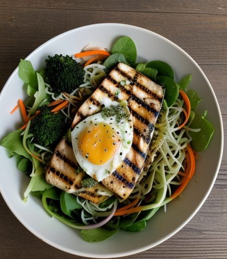 Grilled Fish Salad recipe image