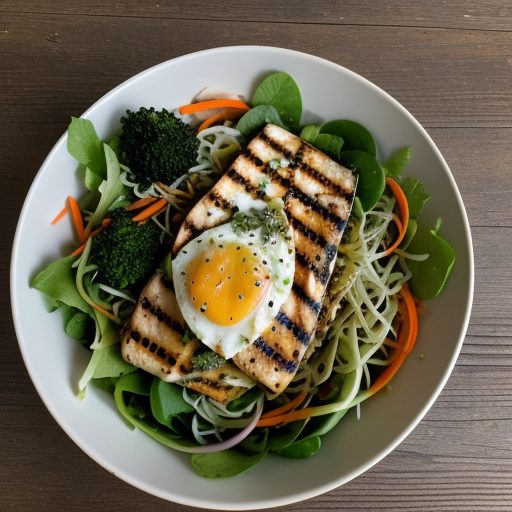 Grilled Fish Salad recipe image
