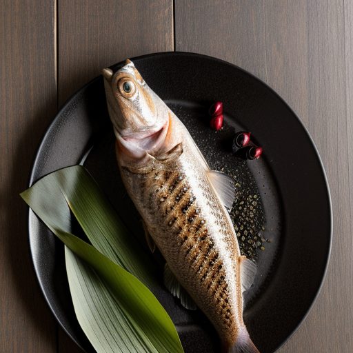 Grilled Fish in Banana Leaf recipe image