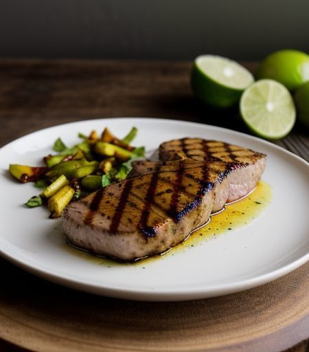 Grilled Garlic Lime Pork Tenderloin recipe image