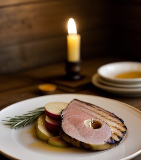 Grilled Ham & Apples recipe image
