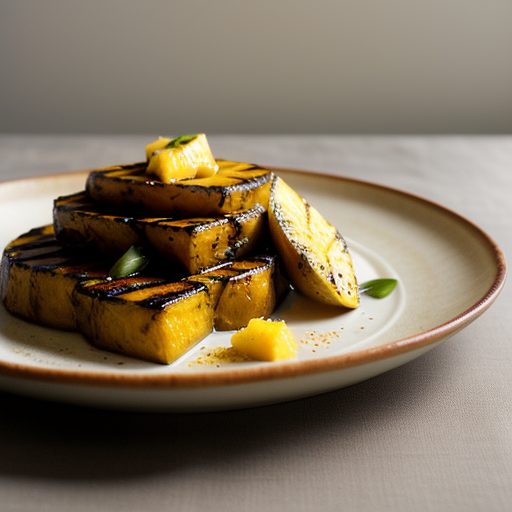 Grilled Haole-Style Yams With Pineapple Butter recipe image