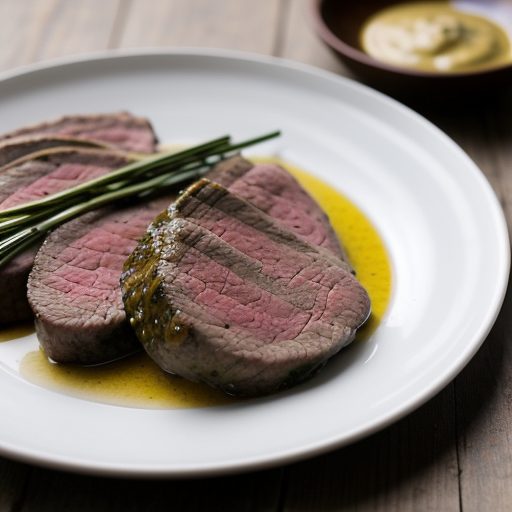 Grilled Herb Mustard Steaks recipe image