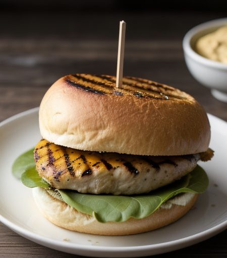 Grilled Honey-Mustard Chicken Sandwiches ( 6 Points recipe image