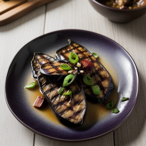 Grilled Japanese Eggplant With Garlic-Chili G recipe image