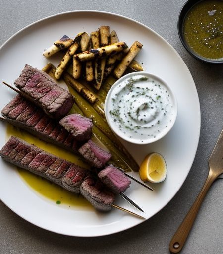 Grilled Lamb Dip recipe image