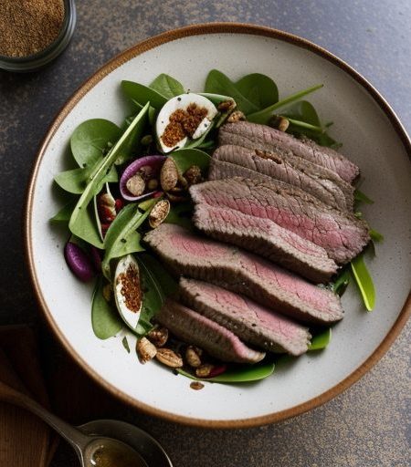 Grilled Lamb Salad recipe image