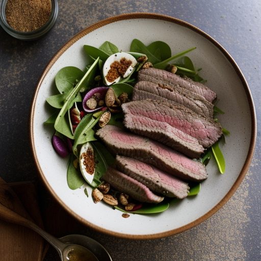 Grilled Lamb Salad recipe image