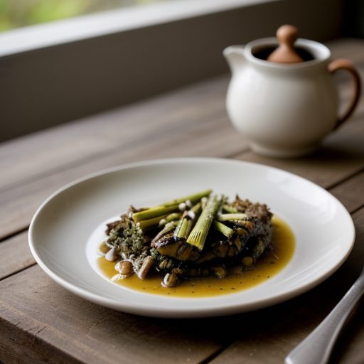 Grilled Leeks & Red Bells recipe image