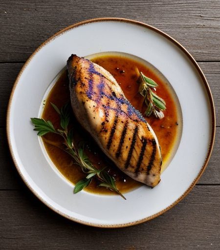 Grilled Lemon-and-Gin Marinated Chicken recipe image