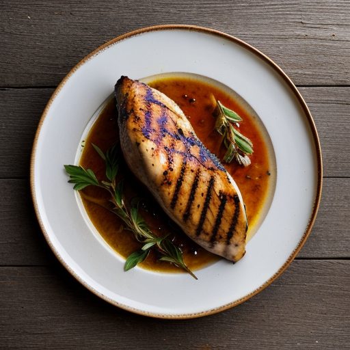 Grilled Lemon-and-Gin Marinated Chicken recipe image