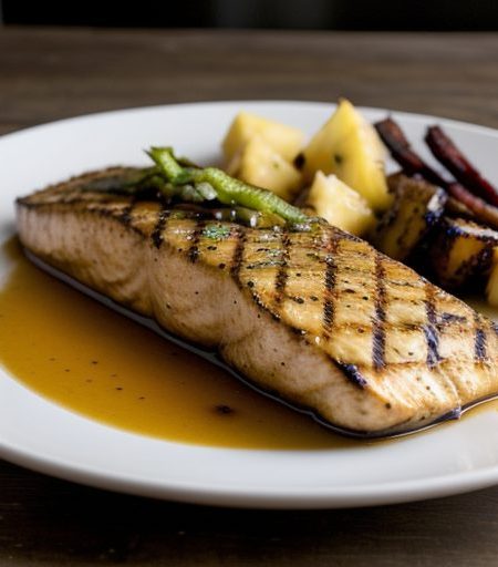 Grilled Mahi Mahi With Pineapple ( 7.5 Points recipe image