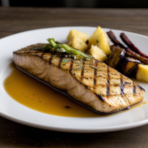 Grilled Mahi Mahi With Pineapple ( 7.5 Points recipe image