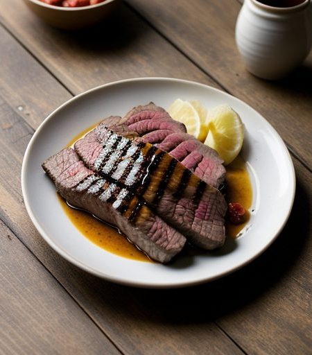 Grilled Marinated Beef recipe image